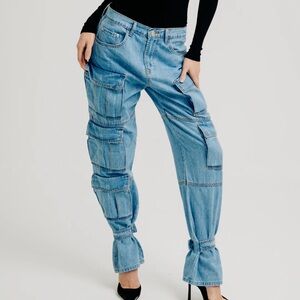 Torn By Ronny Kobo Zayla Pants In Blue Size 8